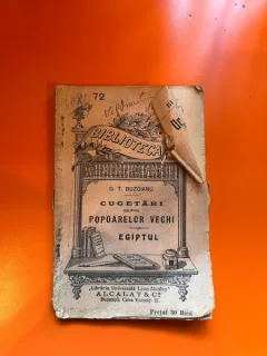 Cugetari asupra popoarelor vechi Egiptul - G. T. Buzoianu