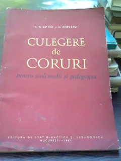 Culegere de coruri - D.D. Botez  partitura