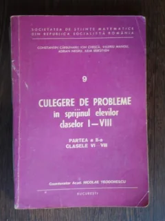 CULEGERE DE PROBLEME - CONSTANTIN CARBUNARU