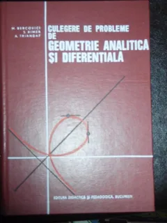 Culegere de probleme de geometrie analitica si diferentiala