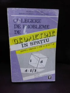 CULEGERE DE PROBLEME DE GEOMETRIE IN SPATIU- PETRUTA GAZDARU