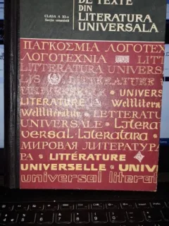 Culegere de Texte din Literatura Universala - N.I.Barbu , O.Drimba , R.Munteanu , E.Papu