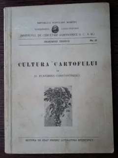 Cultura cartofului - Ecaterina Constantinescu