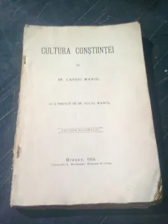 Cultura constiintei - Cassiu Maniu