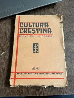Cultura Crestina. Revista lunara Anul XXI 1941 Octombrie - Decembrie Nr. 10-12