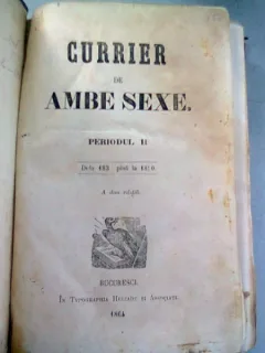 CURIER DE AMBE SEXE - PERIODUL II DE LA 1835 PANA LA 1840