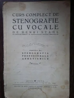 Curs complet de stenografie cu vocale - Henri Stahl (Partea a II-a)