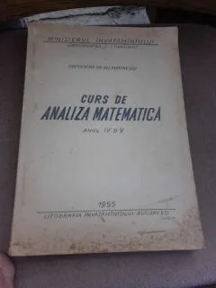 Curs de analiza matematica anul IV si V - Gh. Marinescu
