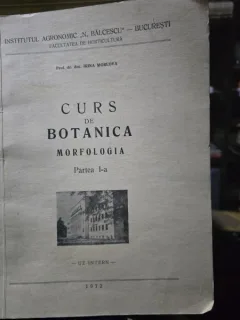 Curs de botanica, morfologia partea I - Irina Morlova