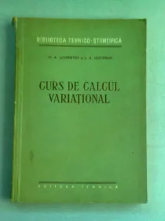 CURS DE CALCUL VARIATIONAL - M.A. LAVRENTIEV