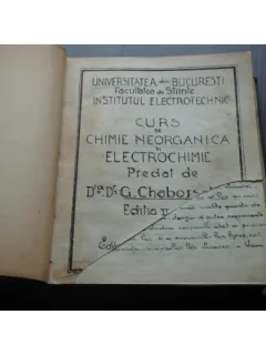 CURS DE CHIMIE ORGANICA SI ELECTROCHIMIE