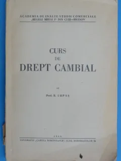 Curs de drept cambial - S. Lupas