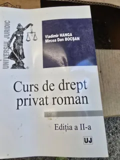 Curs de drept privat roman - Vladimir Hanga, Mircea Dan Bocsan