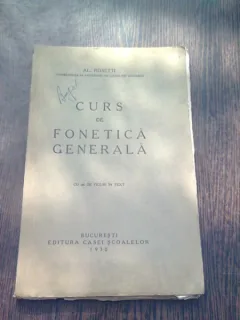 CURS DE FONETICA GENERALA - AL. ROSETTI