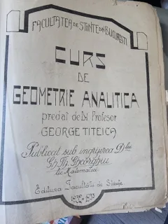 Curs de geometrie analitica - GeorgeTiteica