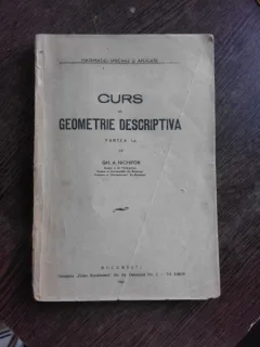 CURS DE GEOMETRIE DESCRIPTIVA - GH.A. NICHIFOR PARTEA I