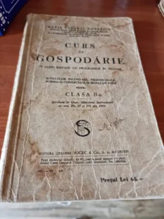 Curs de gospodarie - Maria General Dobrescu  (pentru clasa a II-a)
