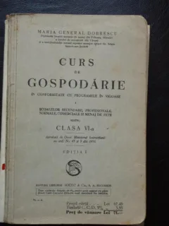 CURS DE GOSPODARIE PTR CLS VI-MARIA GENERAL DOBRESCU
