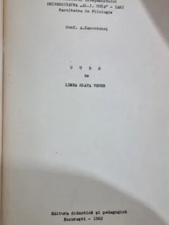 Curs de limba slava veche - A.Zacordonet