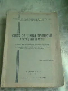 CURS DE LIMBA SPANIOLA PENTRU INCEPATORI - PREDAT DE MARIA VICTORIA JIMENEZ