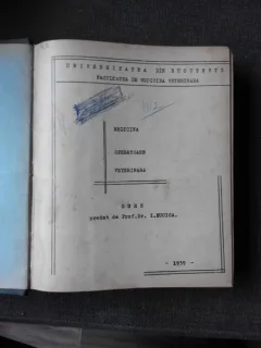 Curs de medicina operatoare veterinara - I. Bucica