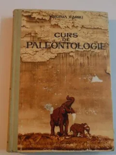 CURS DE PALEONTOLOGIE DE VIRGINIA BARBU , 1962,cu dedicatia autoarei