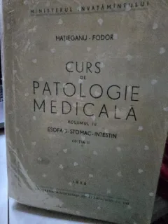 CURS DE PATOLOGIE MEDICALA , VOL III , ESOFAG -STOAMC-INTESTIN