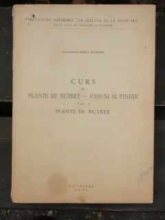 CURS DE PLANTE DE NUTRET - ROSCA DUMITRU VOL.1