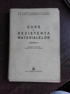 CURS DE REZISTENTA MATERIALELOR - M.M. FILONENCO BORODICI  PARTEA II-A