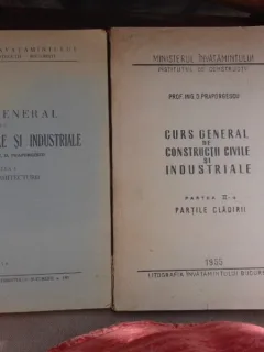 Curs general de constructii civile si industriale - D. Praporgescu  2 volume