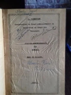 CURTILE ADMINISTRATIVE DIN ROMANIA - J. VERMEULEN