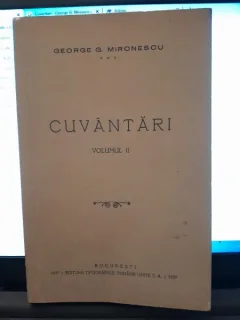Cuvantari - George G. Mironescu  vol.2
