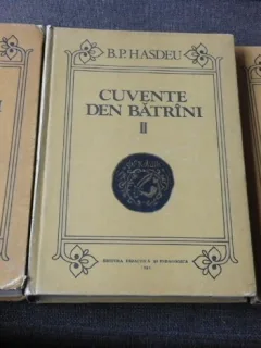 CUVENTE DEN BATRANI - B.P. HASDEU 3 VOLUME