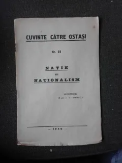 Cuvinte catre ostasi, Natie si nationalism