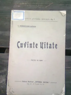CUVINTE UITATE - C. DOBROGEANU-GHEREA