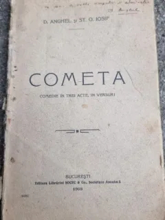 D. Anghel, St. O. Iosif - Cometa (cu dedicatie)