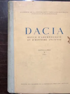 DACIA. REVUE D'ARCHEOLOGIE ET D'HISTOIRE ANCIENNE, NOUVELLE SERIE, VOL.V,1961