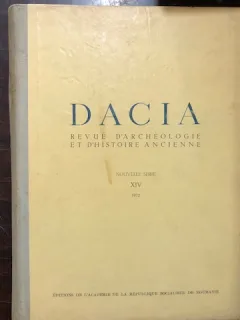 DACIA. REVUE D'ARCHEOLOGIE ET D'HISTOIRE ANCIENNE, NOUVELLE SERIE, VOL.XIV,1970