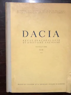 DACIA. REVUE D'ARCHEOLOGIE ET D'HISTOIRE ANCIENNE, NOUVELLE SERIE, VOL.XVII,1973