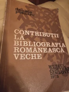 Daniela Poenaru - Contributii la Bibliografia Romaneasca Veche