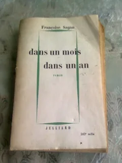 DANS UN MOIS DANS UN AN - FRANCOISE SAGAN  (CARTE IN LIMBA FRANCEZA)