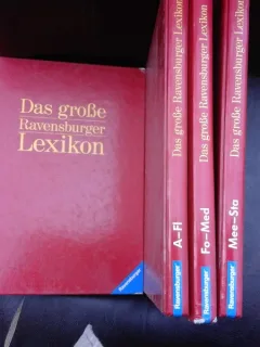 DAS GROßE RAVENSBURGER LEXIKON  4 VOLUME, TEXT IN LIMBA GERMANA