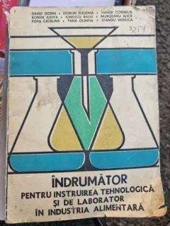 David Doina - Indrumator pentru instruirea tehnologica si de laborator in industria alimentara