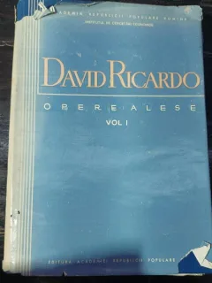 David Ricardo - OPERE ALESE  Vol.I