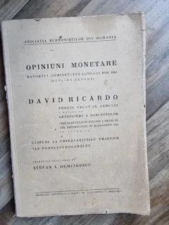 David Ricardo - Opiniuni Monetare