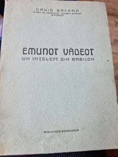 David Safran - Emunot Vadeot - Un intelept din Babilon