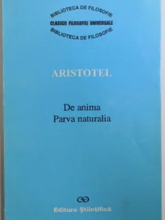 DE ANIMA - PARVA NATURALIA DE ARISTOTEL , 1996