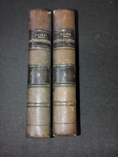 DE L'INTELLIGENCE - H. TAINE  2 VOLUME, TEXT IN LIMBA FRANCEZA