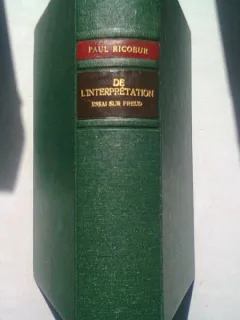 DE L'INTERPRETATION ESSAI SUR FREUD - PAUL RICOEUR