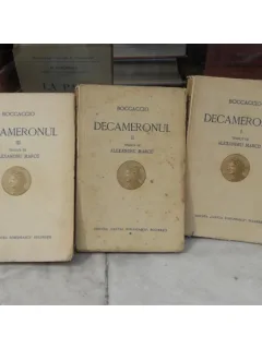 DECAMERONUL , TREI VOLUME , BOCCACCIO